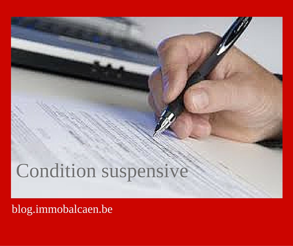 Bien rédiger sa clause de condition suspensive Immo Balcaen